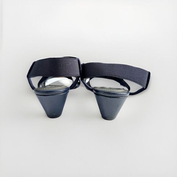 Coach and Four Navy Blue Strappy Sandals – Women’s Size 6 M - Picture 3 of 10